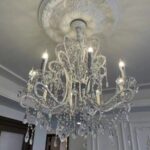 D0108 Dutti LED Brass Crystal Classic Chandelier for Dining Room, Restaurant, Showroom, Ballroom