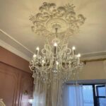 D0108 Dutti LED Brass Crystal Classic Chandelier for Dining Room, Restaurant, Showroom, Ballroom
